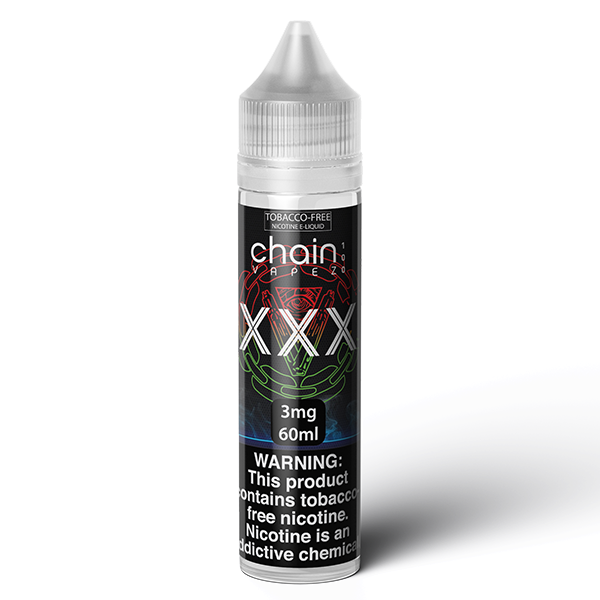 Chain Vapez Series E-Liquid | x2-60mL (120mL) | 3mg | XXX Bottle
