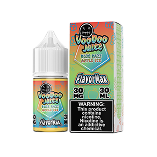 Voodoo Juice FlavorMax Salt Series E-Liquid | 30mL | 30mg | Blue Razz With Packaging