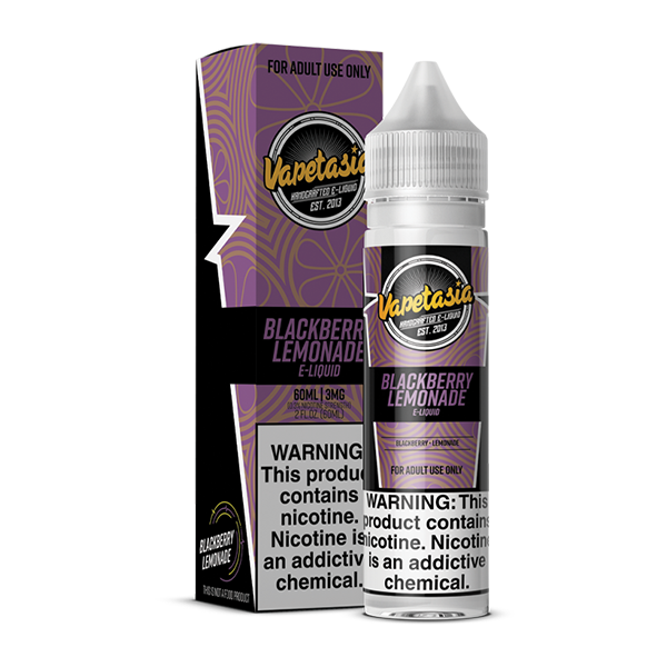Vapetasia E-Liquid | 60mL | 3mg | Blackberry lemonade with packaging