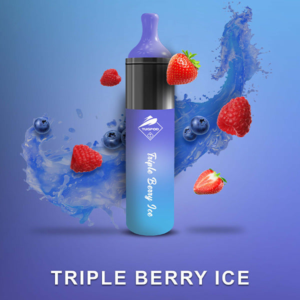 Tugpod EVO Disposable | 4500 Puffs | 10mL | Triple Berry Ice