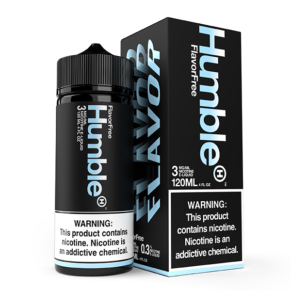 Humble TFN Series E-Liquid | 6mg | 120mL | (Freebase) | Flavor Free with Packaging