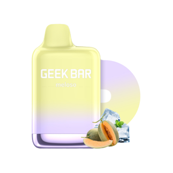 Geek Bar Meloso Max Disposable | 9000 Puffs | 14mL | 50mg | Fuji Melon Ice