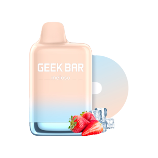 Geek Bar Meloso Max Disposable | 9000 Puffs | 14mL | 50mg | Strawberry Ice