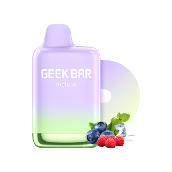 Geek Bar Meloso Max Disposable | 9000 Puffs | 14mL | 50mg | Berry Trio Ice