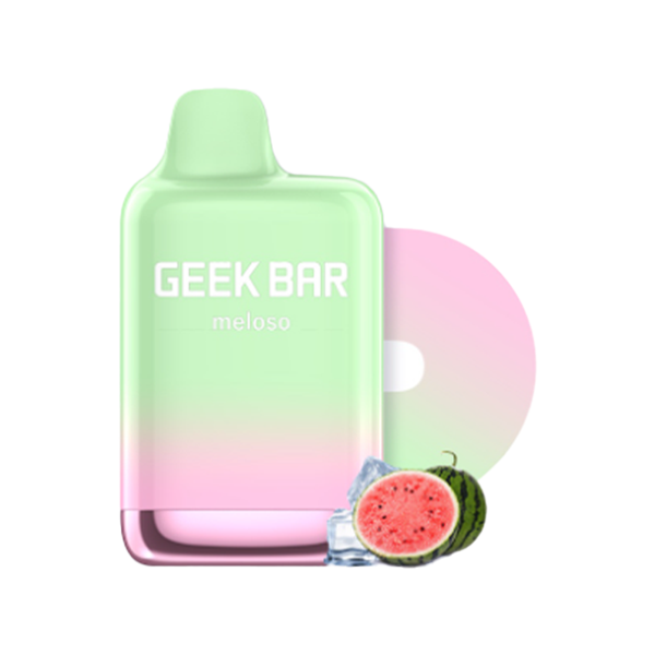 Geek Bar Meloso Max Disposable | 9000 Puffs | 14mL | 50mg | Watermelon Ice