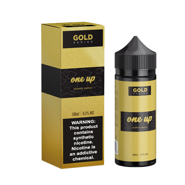 One Up TFN E-Liquid | 100mL | Freebase | Gold Series | Mango Magic Ice With Packaging