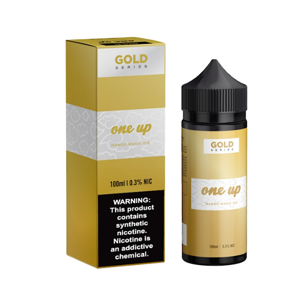 One Up TFN E-Liquid | 100mL | Freebase | Gold Series | Mango Magic Ice With Packaging