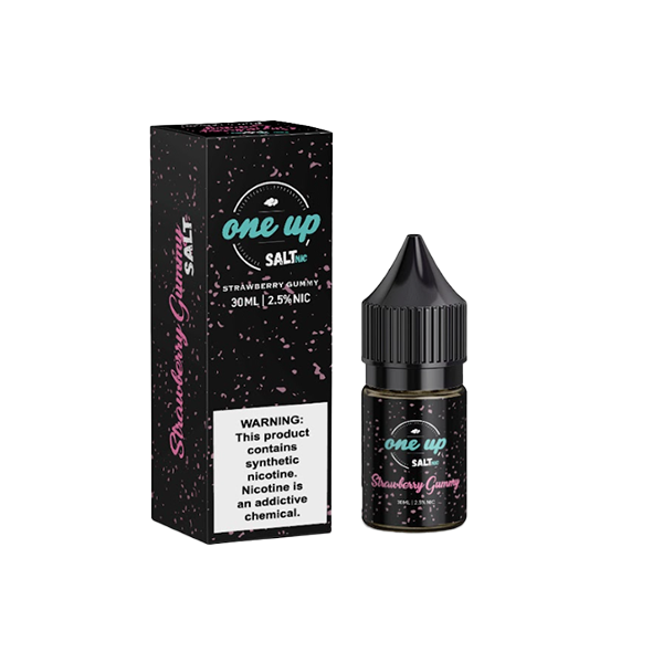 One Up TFN Salt Series E-Liquid | 30mL | Salt Nic | Strawberry Gummy With Packaging