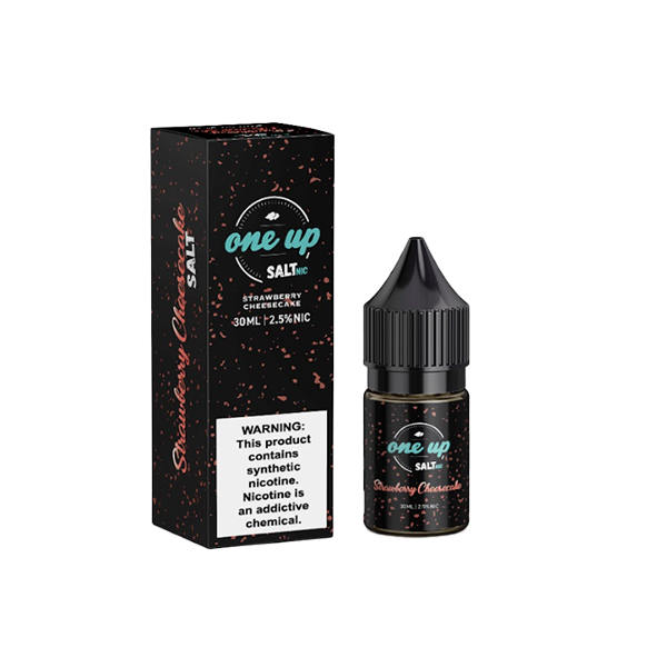 One Up TFN Salt Series E-Liquid | 30mL | Salt Nic | Strawberry Cheesecake with packaging