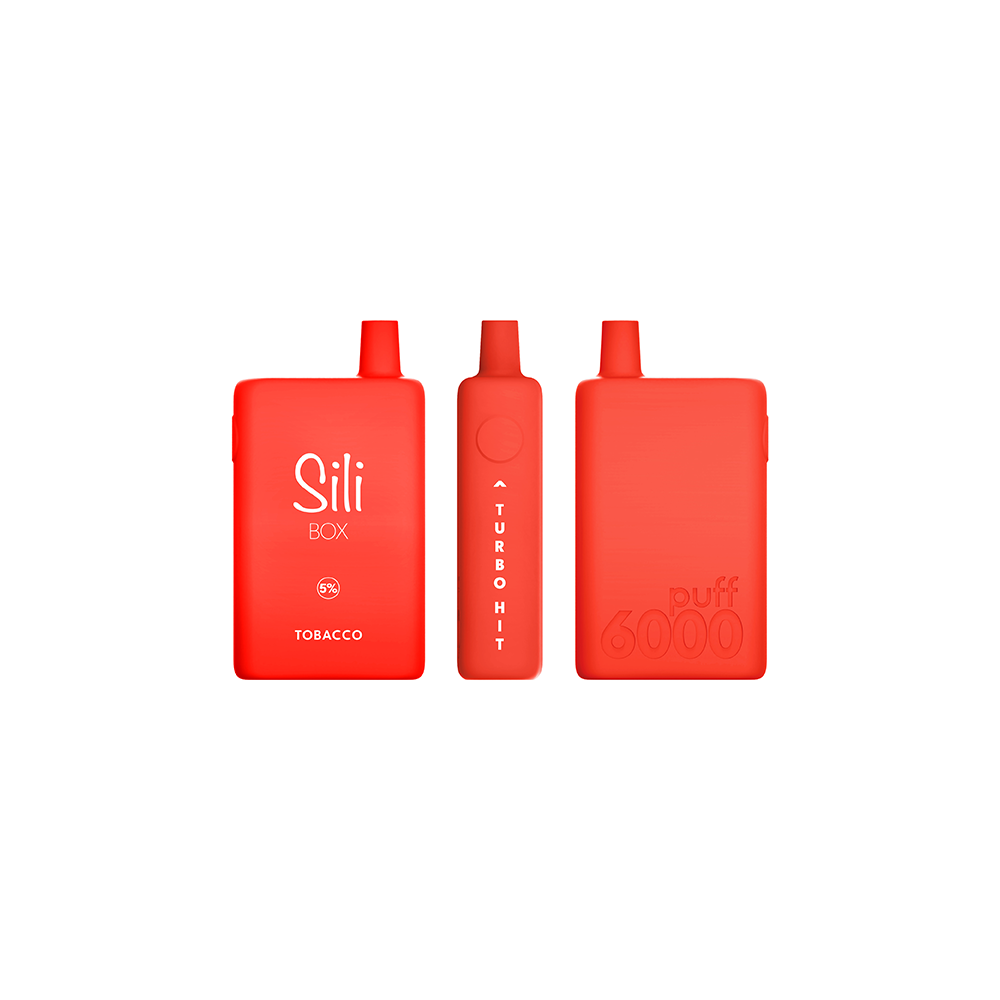 Sili Box Disposable | 6000 Puffs | 16mL | Tobacco