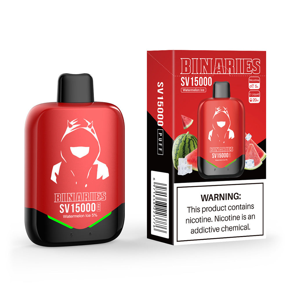 HorizonTech Binaries Cabin Disposable SV | 15000 Puffs | 20mL | Watermelon Ice with Packaging
