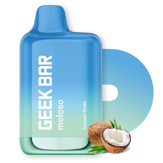 Geek Bar Meloso Max Disposable | 9000 Puffs | 14mL | 50mg | Coconut Shake