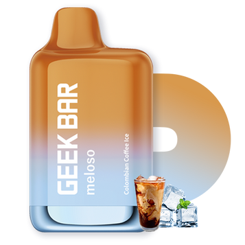 Geek Bar Meloso Max Disposable | 9000 Puffs | 14mL | 50mg | Columbian Coffee Ice