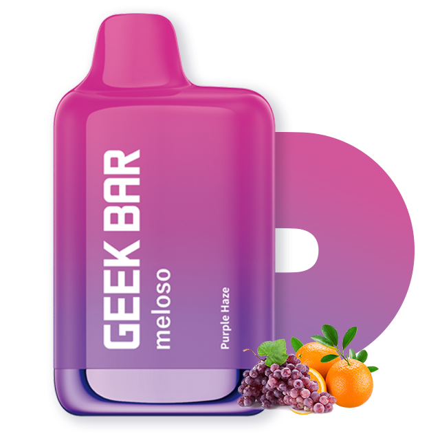 Geek Bar Meloso Max Disposable | 9000 Puffs | 14mL | 50mg | Purple Haze