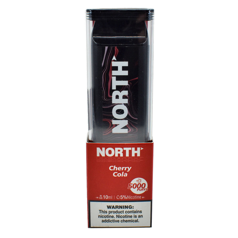 North Disposable | 5000 Puffs | 10mL | 50mg | Cherry Cola with packaging