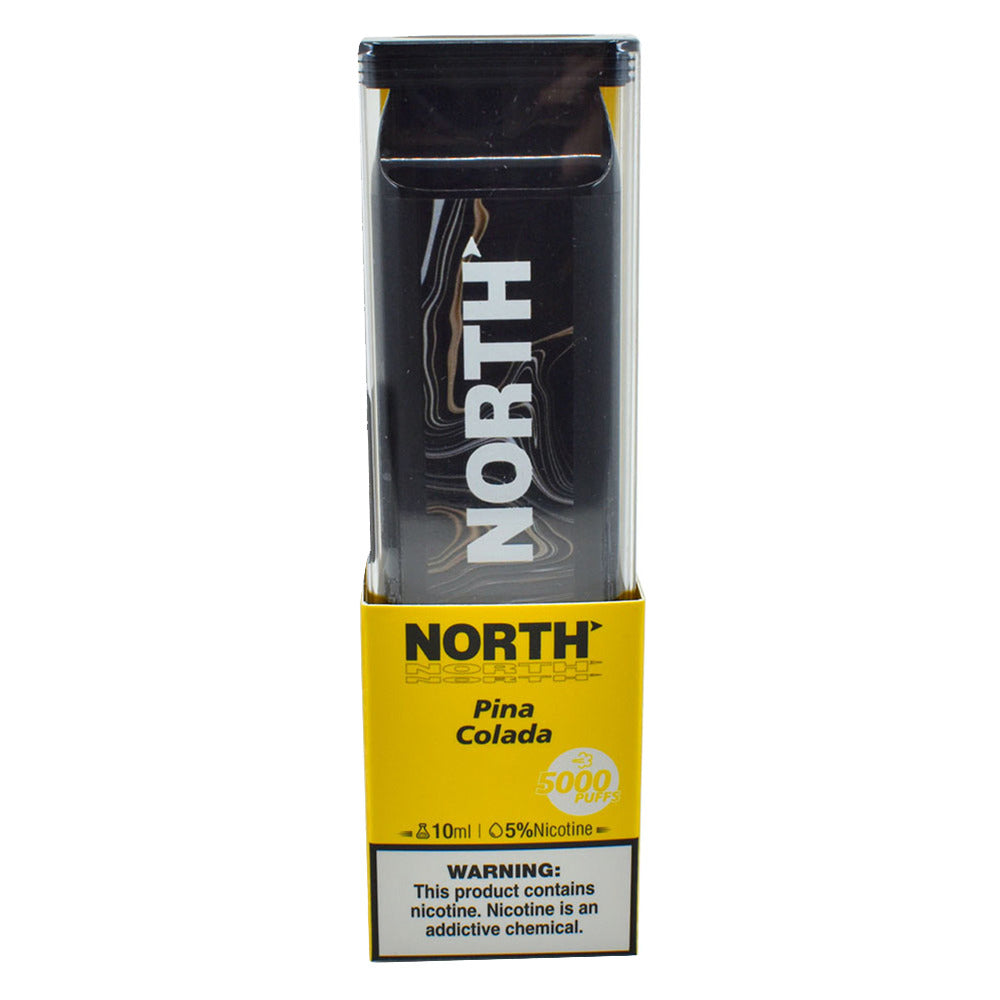 North Disposable | 5000 Puffs | 10mL | 50mg | Pina Colada with packaging