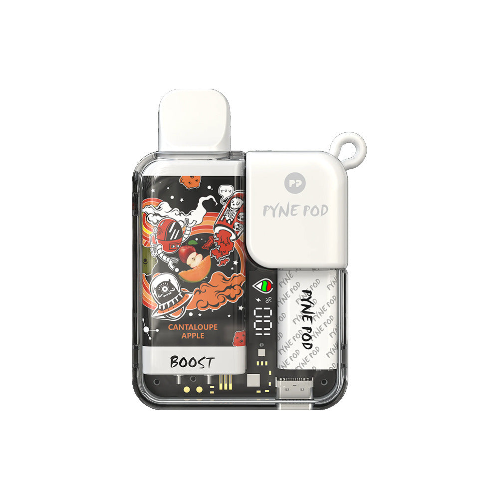 Pyne Pod Boost Disposable | 8500 Puffs | 10mL | 50mg | Cantaloupe Apple