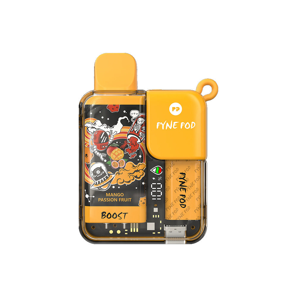 Pyne Pod Boost Disposable | 8500 Puffs | 10mL | 50mg | Mango Passion fruit