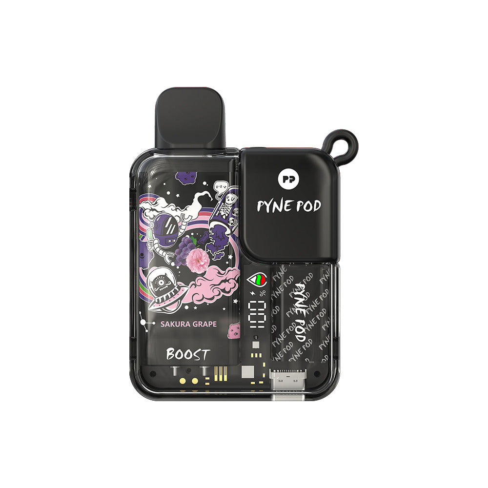 Pyne Pod Boost Disposable | 8500 Puffs | 10mL | 50mg | Sakura Grape