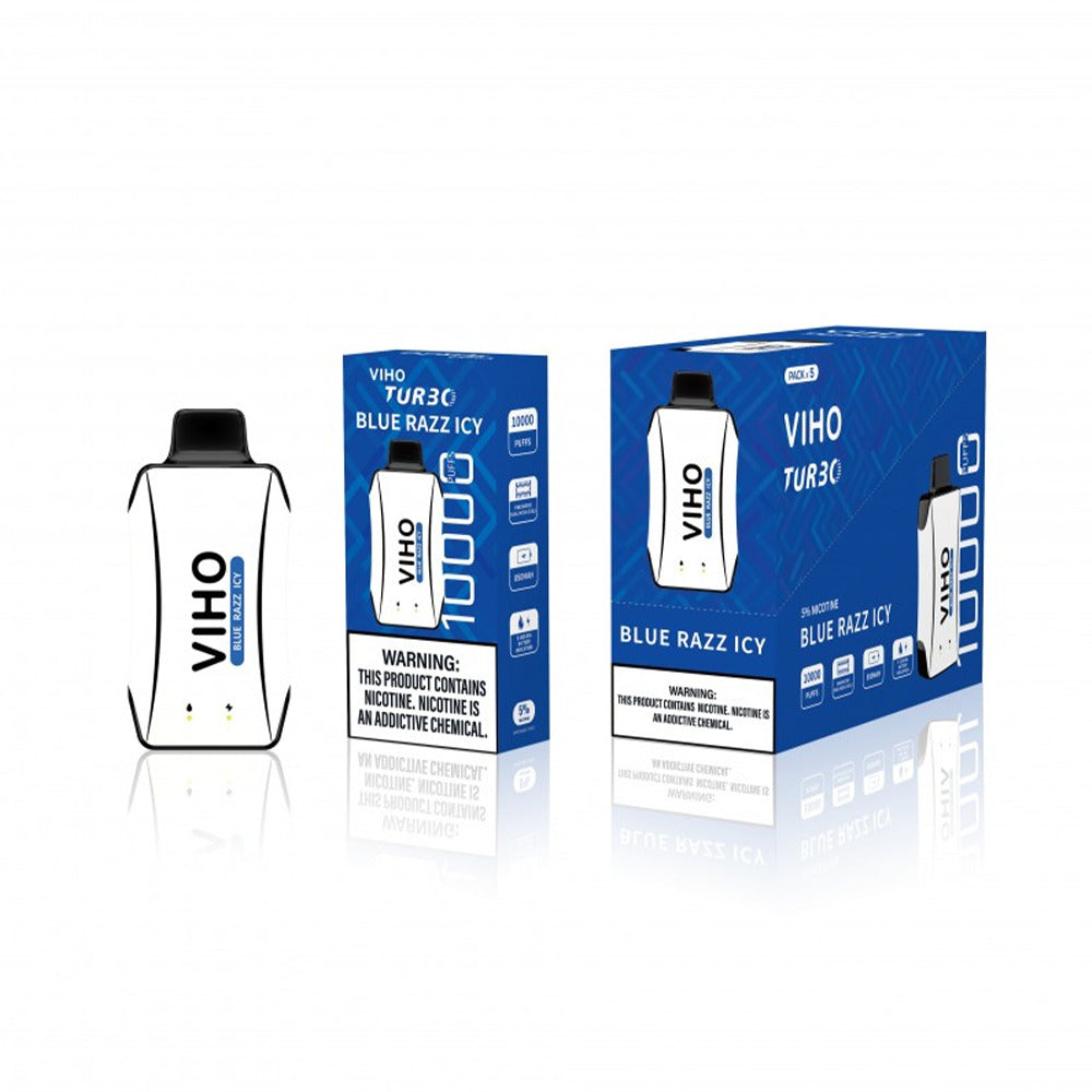 Viho Turbo Disposable | 10000 Puffs | 17mL | 50mg | Blue Razz Icy with packaging
