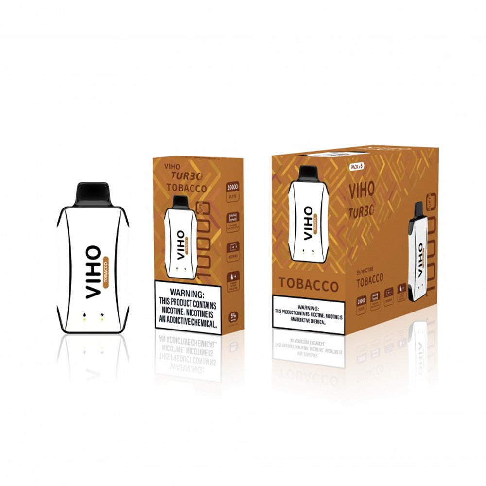 Viho Turbo Disposable | 10000 Puffs | 17mL | 50mg | Tobacco with packaging