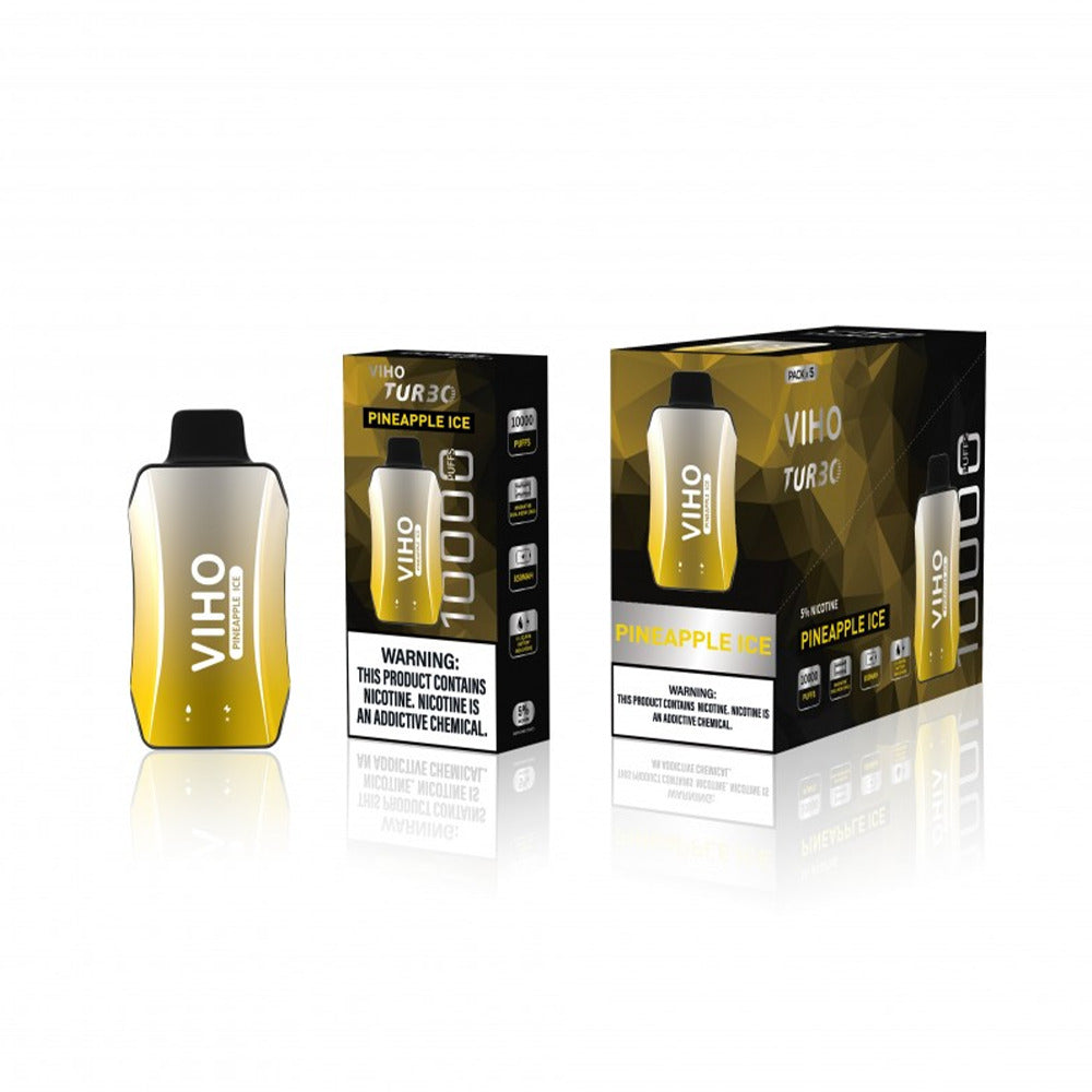 Viho Turbo Disposable | 10000 Puffs | 17mL | 50mg | Pineapple Ice with packaging