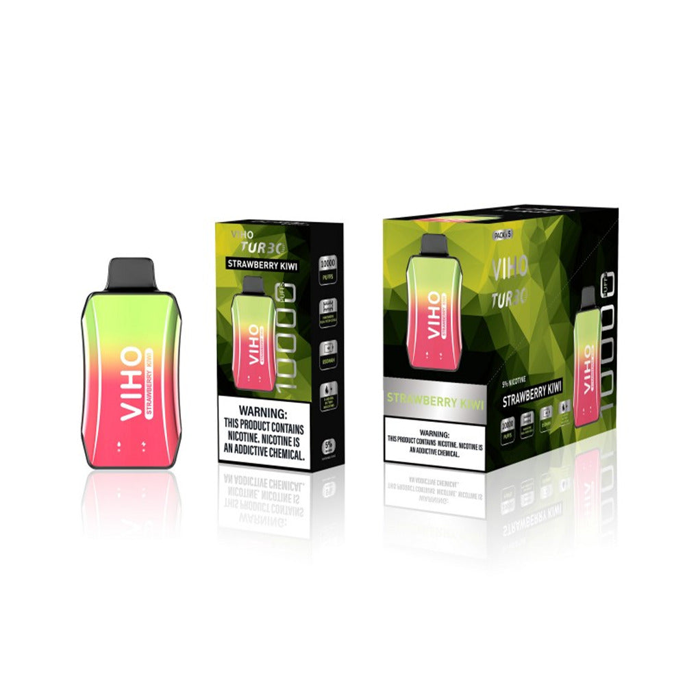 Viho Turbo Disposable | 10000 Puffs | 17mL | 50mg | Strawberry Kiwi with packaging