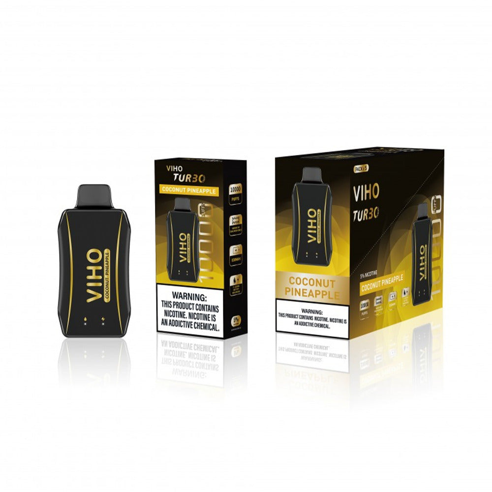 Viho Turbo Disposable | 10000 Puffs | 17mL | 50mg | Coconut Pineapple with packaging