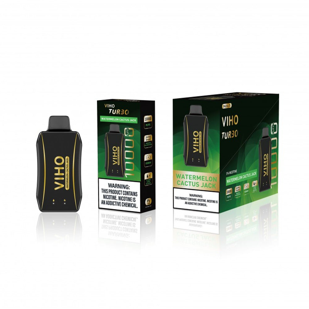 Viho Turbo Disposable | 10000 Puffs | 17mL | 50mg | Watermelon Cactus Jack with packaging