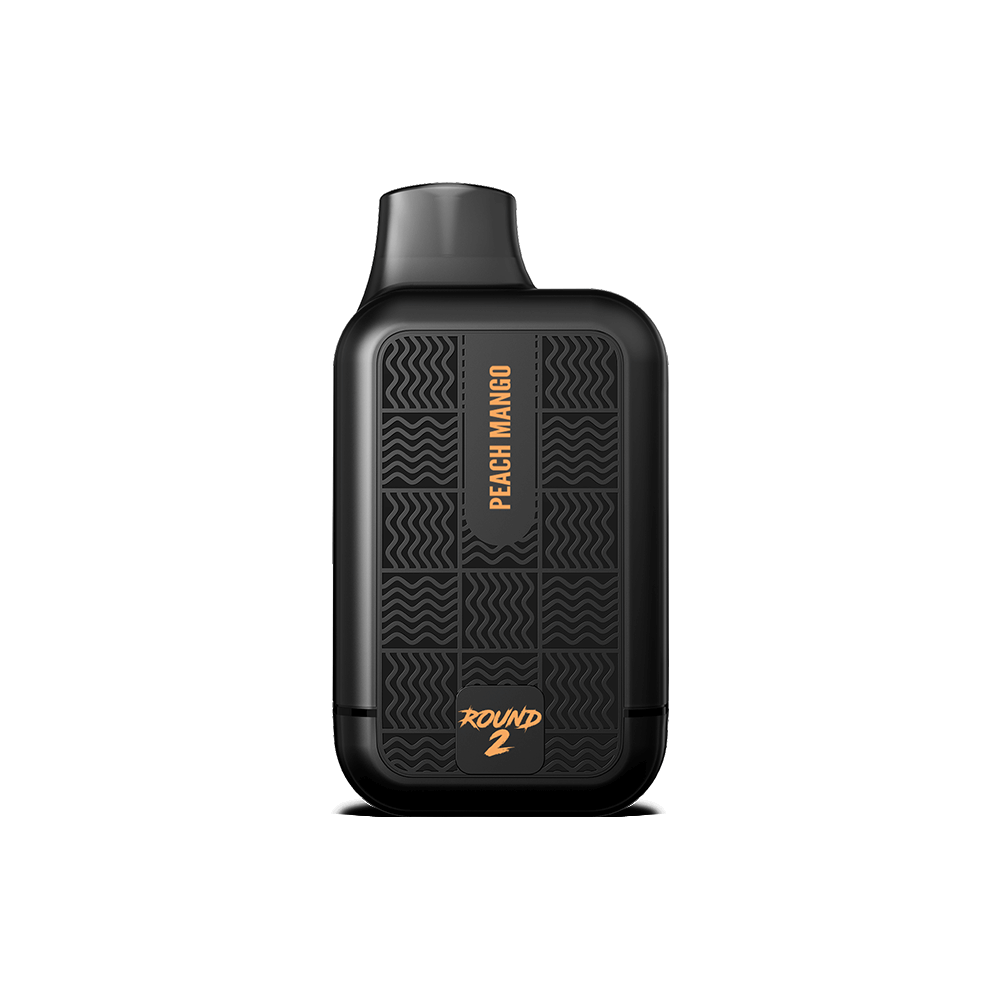 Tyson 2.0 ROUND-2 Heavy Weight Disposable | 7500 Puff | 16mL | 50mg | Peach Mango