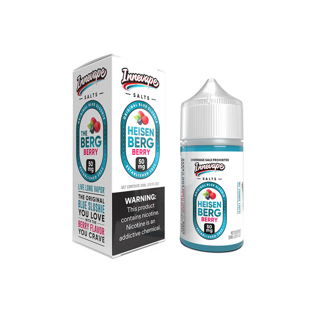Innevape Salt Series E-Liquid | 30mL | 35mg | Salt Nic | Heisenberg Berry with Packaging