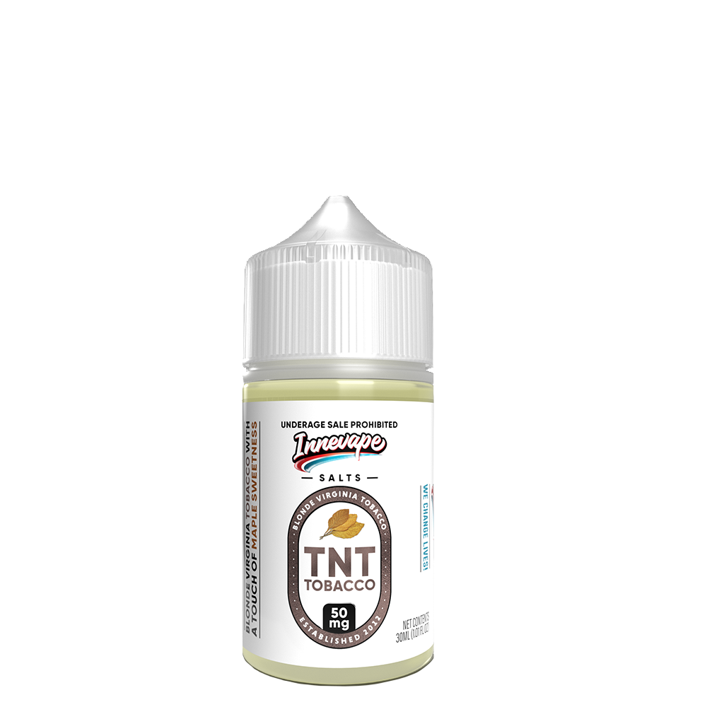 Innevape SALTS E-Liquid - TNT Tobacco, 30mL bottle