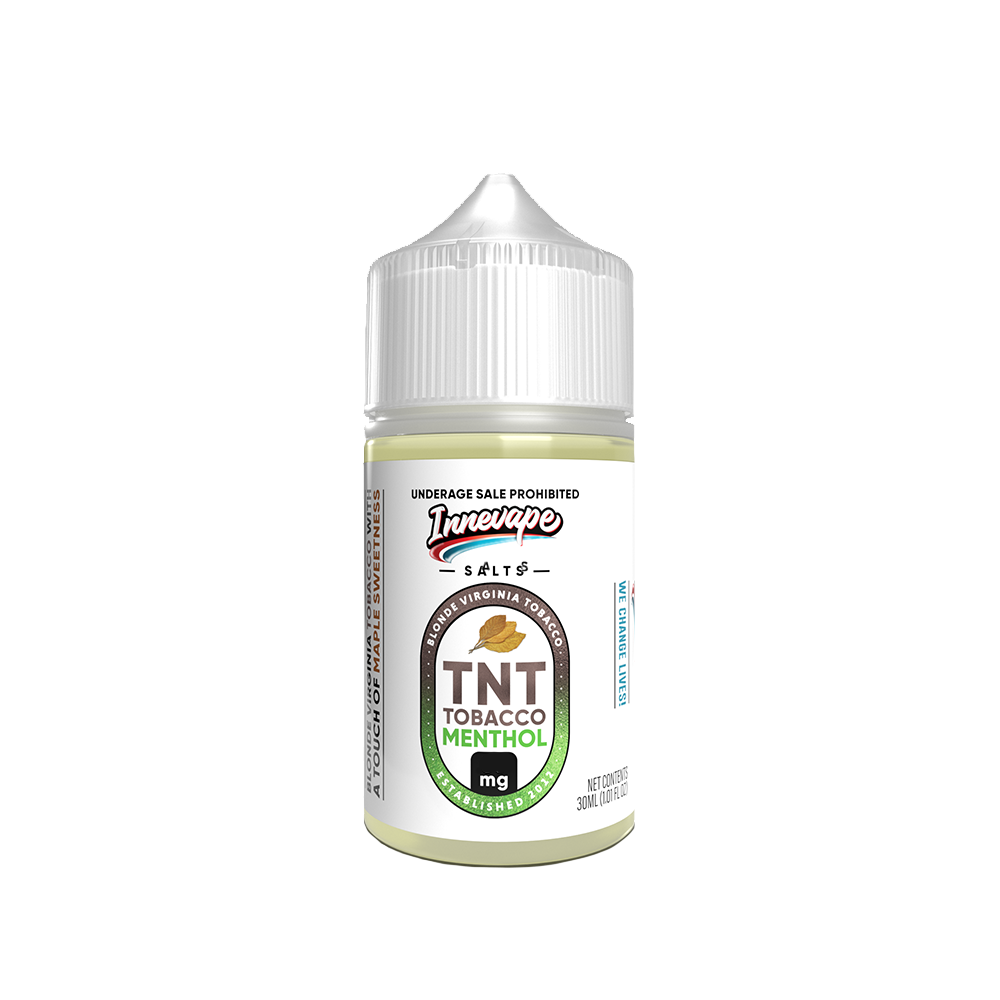 Innevape Salt Series E-Liquid | 30mL | 50mg | Salt Nic | TNT Tobacco Menthol