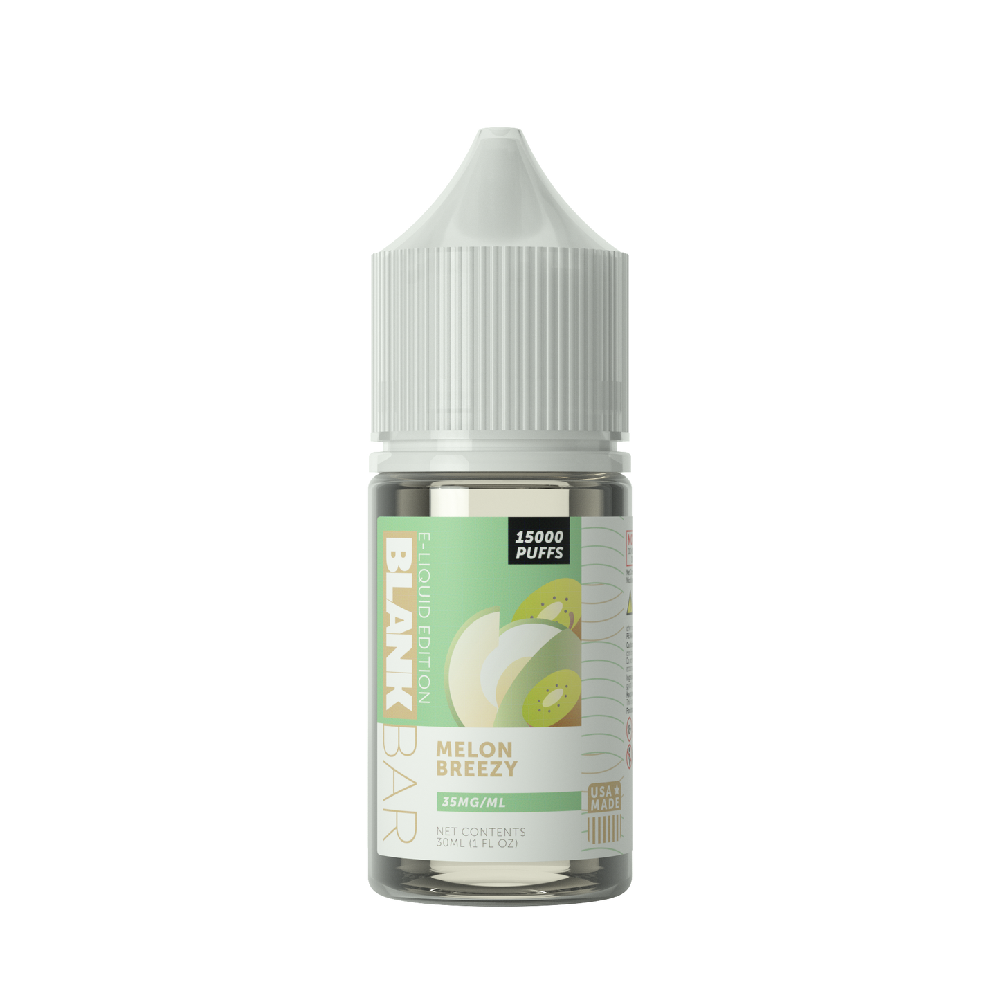 Blank Bar 15000 Puff Salt-Melon Breezy, 30mL bottle