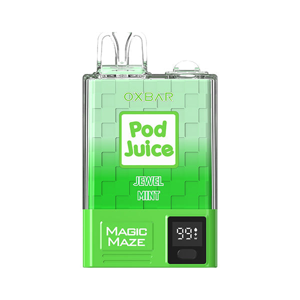 Oxbar Magic Maze Pro Disposable | 10000 puffs | 18mL | 50mg | Jewel Mint
