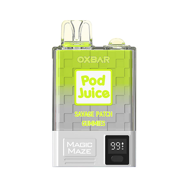 Oxbar Magic Maze Pro Disposable | 10000 puffs | 18mL | 50mg | Savage Patch Gummies