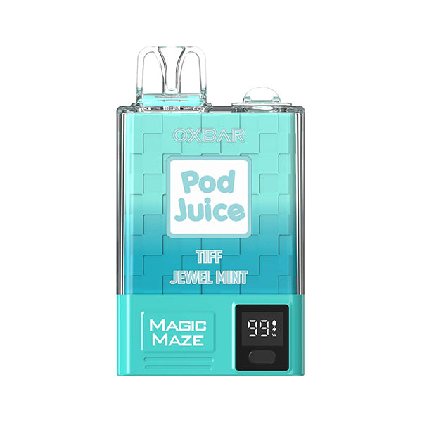 Oxbar Magic Maze Pro Disposable | 10000 puffs | 18mL | 50mg | Tiff Jewel Mint