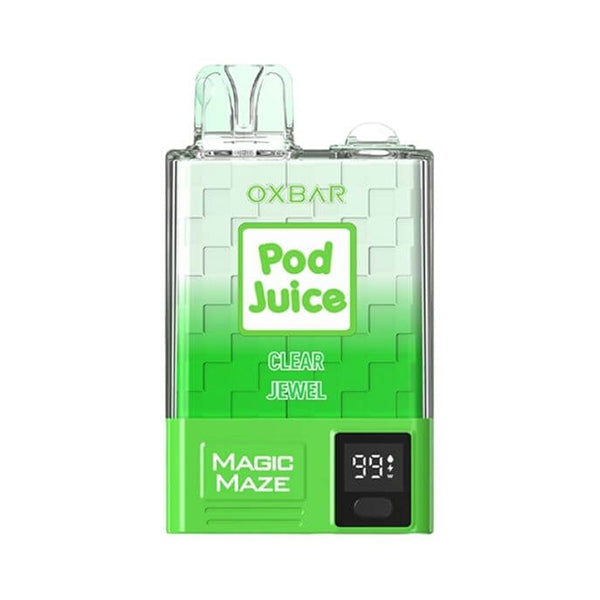 Oxbar Magic Maze Pro Disposable | 10000 puffs | 18mL | 50mg | Clear Jewel