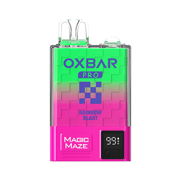 Oxbar Magic Maze Pro Disposable | 10000 puffs | 18mL | 50mg | Rainbow Blast