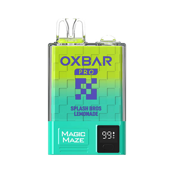 Oxbar Magic Maze Pro Disposable | 10000 puffs | 18mL | 50mg | Splash Bros Lemonade