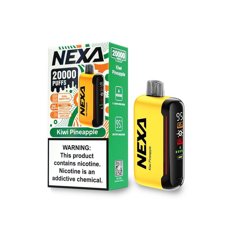 NEXA N20000 Disposable | 20000 Puffs | 20mL | 50mg | Kiwi-Pineapple with packaging