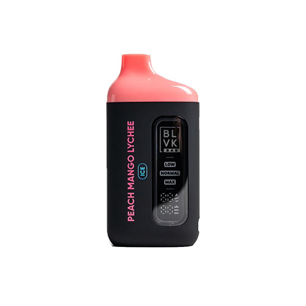 BLVK Bar Disposable | 20000 Puffs | 22mL | 50mg | Peach Mango Lychee