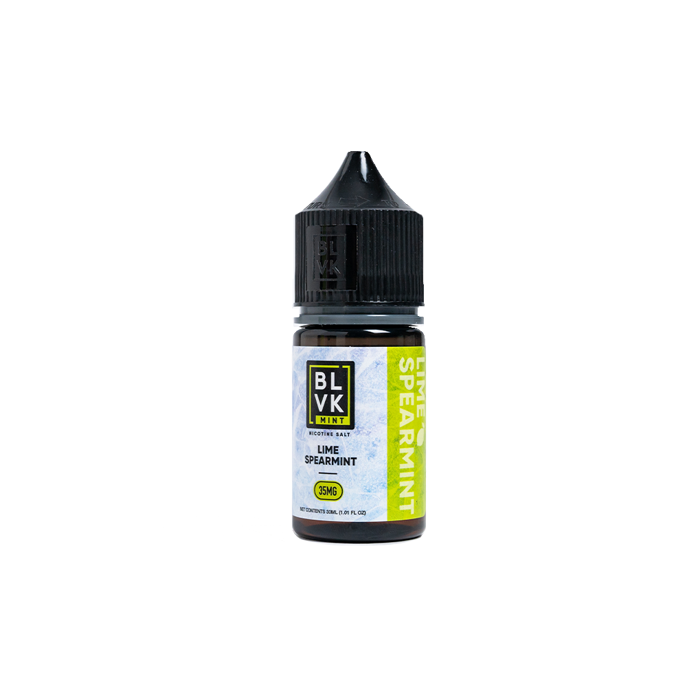 BLVK Mint Salts-Lime Spearmint Ice, 30mL bottle