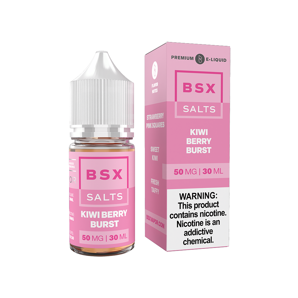 Glas BSX TFN Salts-Kiwi Berry Burst, 30mL with packaging