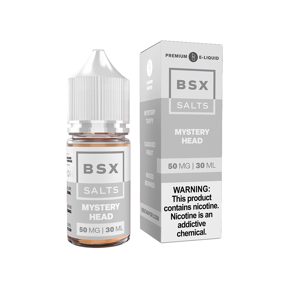 Glas BSX TFN Salts-Mystery Head, 30mL with packaging