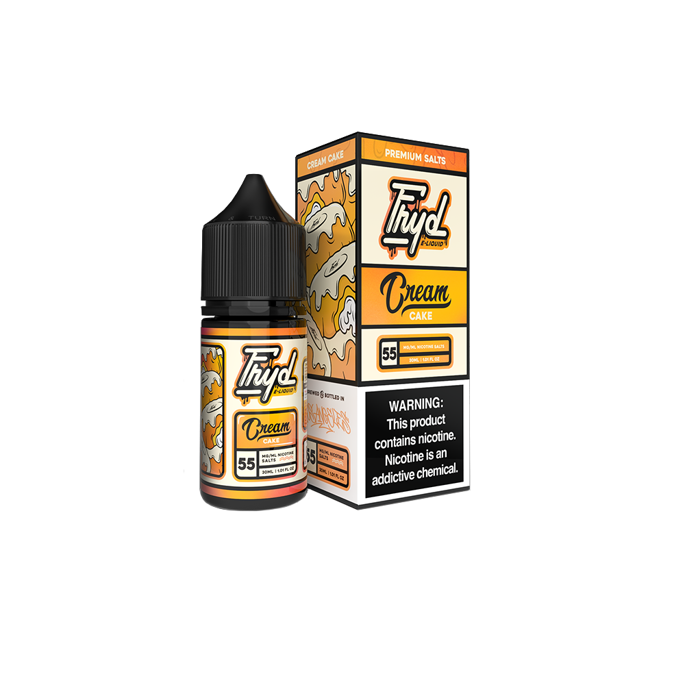 FRYD Salts-Cream Cake, 30mL with packaging