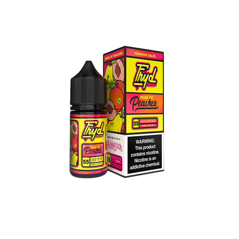 FRYD Salts-Pear Of Peaches, 30mL with packaging