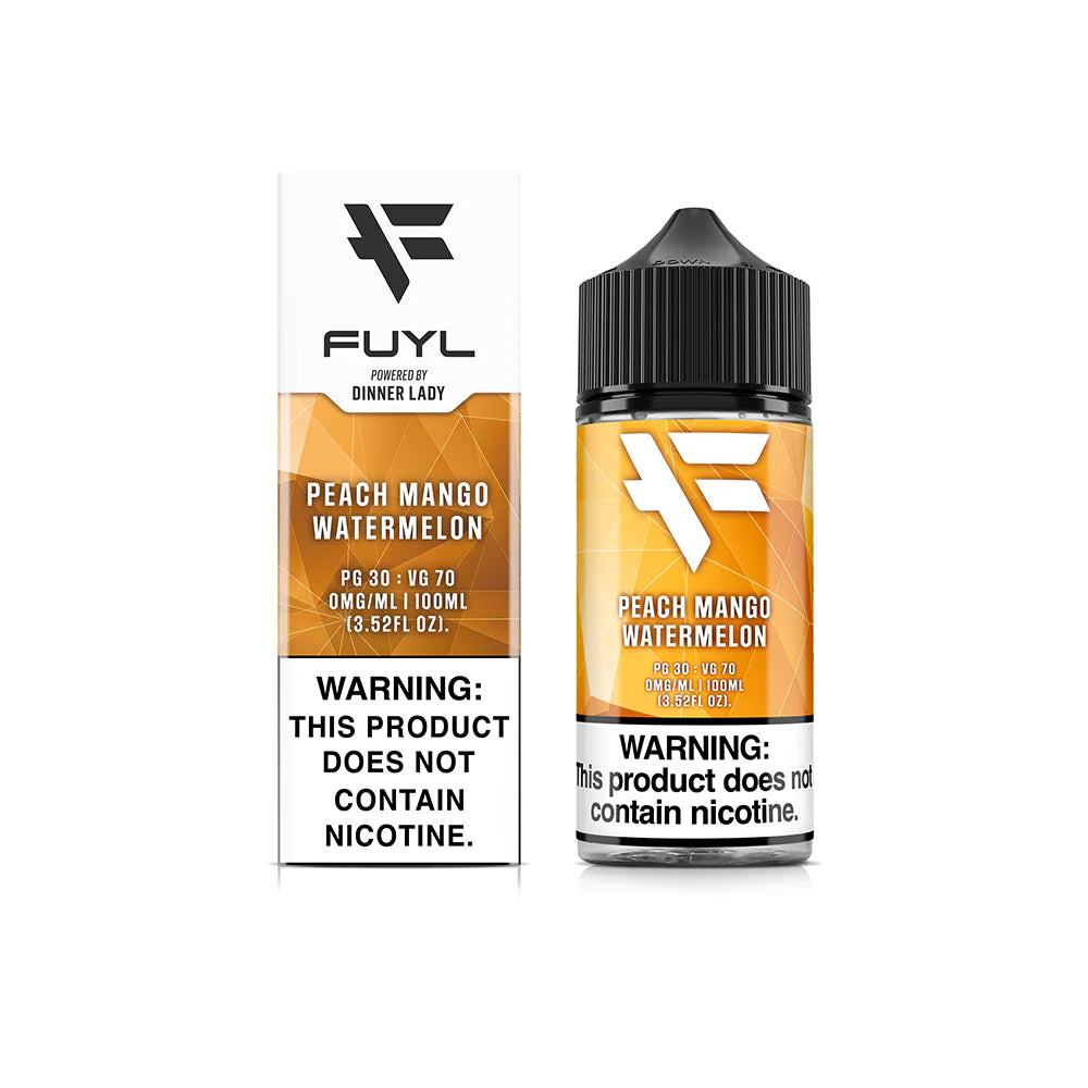 Fuyl Series E-Liquid 100mL (Freebase) | Peach Mango Watermelon with packaging