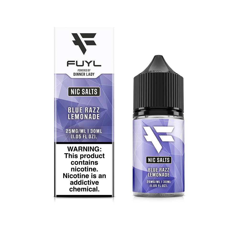 Fuyl Salt Series E-Liquid 30mL (Salt Nic) | Blue Razz Lemonade with packaging