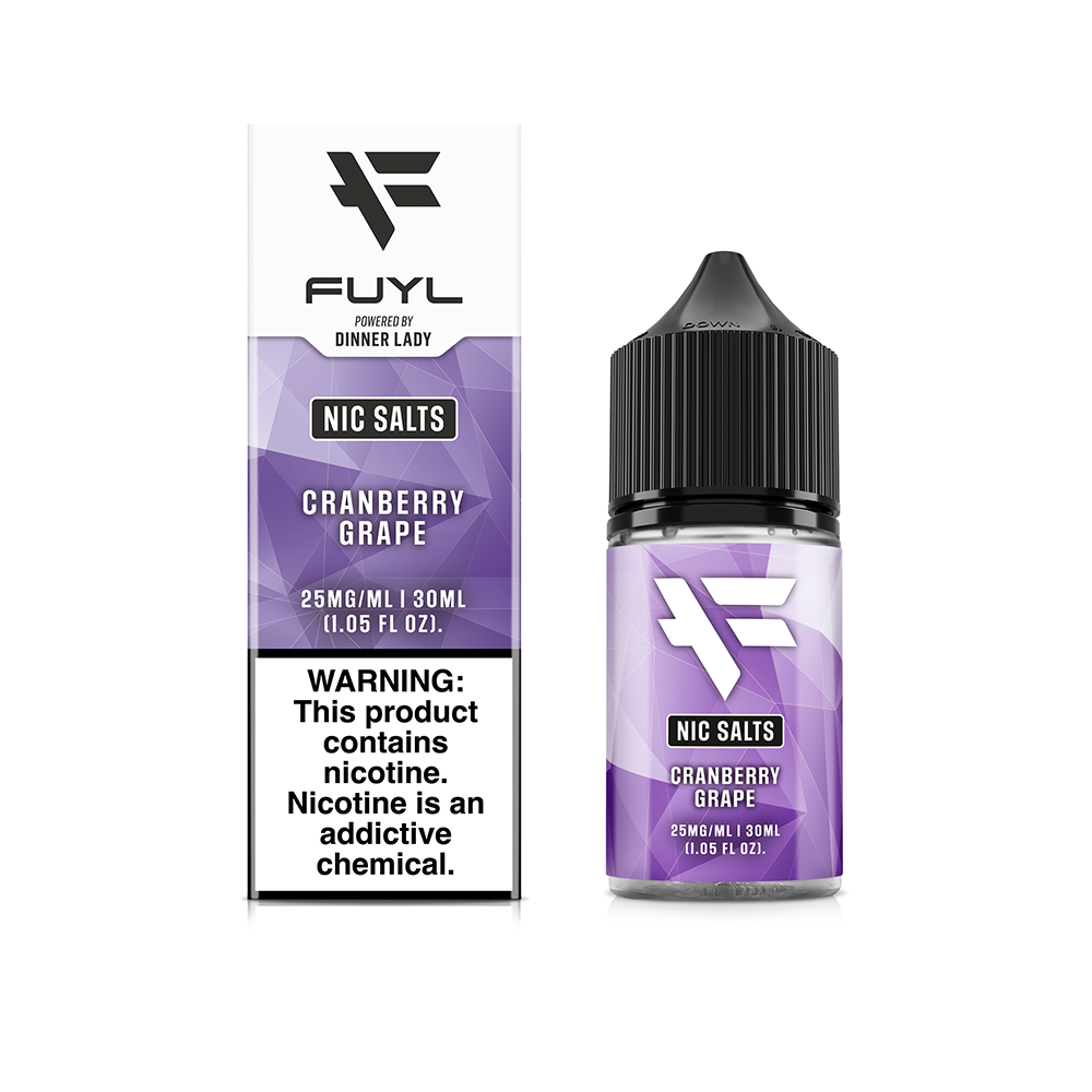 Fuyl Salt Series E-Liquid 30mL (Salt Nic) | Cranberry Grape with packaging